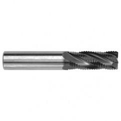 20mm Dia. - 102mm OAL - Bright CBD - Square End Roughing End Mill - 4 FL - Caliber Tooling