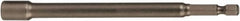 Wiha - 1/4" Magnetic Nutsetter - 1/4" Hex Drive, 12" OAL - Caliber Tooling