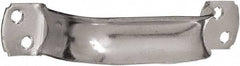 National Mfg. - 8-1/2" Long x 6.75" Wide, Steel Extra Heavy Duty Door Pull - Zinc Plated, 1-3/8" Grip Length - Caliber Tooling