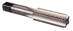 Interstate - M20x2.00 Metric Fine 4 Flute Bright Finish High Speed Steel Straight Flute Standard Hand Tap - Bottoming, Right Hand Thread, 4-15/32" OAL, 2" Thread Length, D6 Limit, Oversize - Exact Industrial Supply