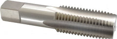 Cleveland - 1-1/2 - 6 UNC 3B 4 Flute Bright Finish High Speed Steel Straight Flute Standard Hand Tap - Plug, Right Hand Thread, 6-3/8" OAL, 76.2mm Thread Length, H4 Limit, Oversize - Exact Industrial Supply