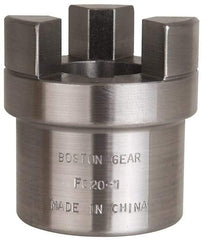 Boston Gear - 1" Max Bore Diam, FC20 Coupling Size, Flexible Half Coupling - 2" OD, 3.69" OAL, Steel - Caliber Tooling