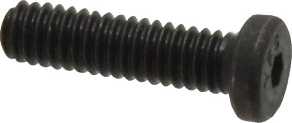 Value Collection - #8-32 UNC Hex Socket Drive, Low Socket Cap Screw - Alloy Steel, Black Oxide Finish, Fully Threaded, 5/8" Length Under Head - Caliber Tooling