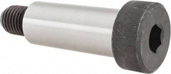 Value Collection - 1-1/4" Shoulder Diam x 3" Shoulder Length, 7/8-9 UNC, Hex Socket Shoulder Screw - 4140 Alloy Steel, Uncoated, 3/4" Head Height x 1-3/4" Head Diam - Caliber Tooling