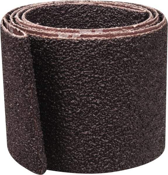 Norton - 2-1/2" Wide x 60" OAL, 36 Grit, Aluminum Oxide Abrasive Belt - Aluminum Oxide, Very Coarse, Coated, X Weighted Cloth Backing, Series R228 - Caliber Tooling