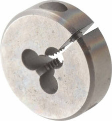 Cle-Line - #6-32 UNC High Speed Steel Round Adjustable Die - Caliber Tooling