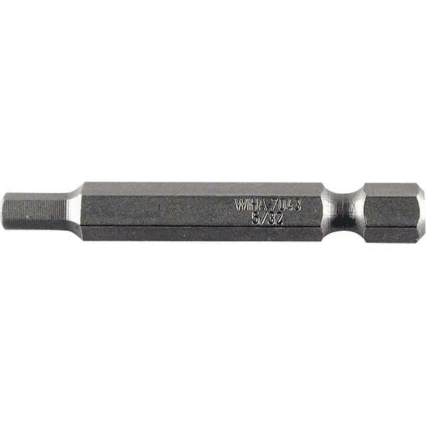 Wiha - 3/16" Power Bit - 1/4" Drive, 2" OAL - Caliber Tooling