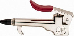 Value Collection - 90 Max psi Rubber Thumb Lever Blow Gun - 1/4 NPT, 1" Tube Length, Chrome Plated Zinc - Caliber Tooling