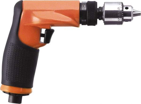 Cleco - 1/4" Keyless Chuck - Pistol Grip Handle, 600 RPM, 0.4 hp - Caliber Tooling