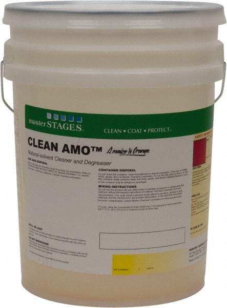 Master Fluid Solutions - 5 Gal Bucket Cleaner/Degreaser - Liquid, Natural Solvent Extracted from Corn & Oranges, Low Odor - Caliber Tooling