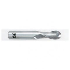 7mm Dia. - 64mm OAL - Carbide - Ball End HP End Mill-2 FL - Caliber Tooling