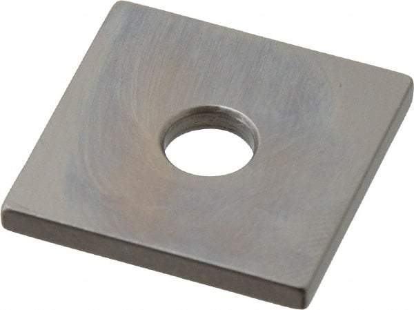 Mitutoyo - 0.102" Square Steel Gage Block - Accuracy Grade 0, Includes Certificate of Inspection - Caliber Tooling