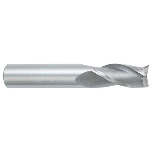 ‎1/4″ Dia. × 1/4″ Shank × 3/4″ DOC × 2-1/2″ OAL, Carbide, Bright, 3 Flute, Square, Solid End Mill - Caliber Tooling