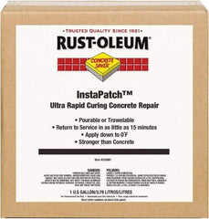 Rust-Oleum - 1 Gal Bottle Concrete Repair/Resurfacing - Gray, 230 Sq Ft Coverage, Polyethylene - Caliber Tooling