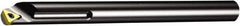 Sandvik Coromant - 9mm Min Bore Diam, 100mm OAL, 8mm Shank Diam, A..STUCR/L Indexable Boring Bar - TCEX 1.2(1.2)0R-F, TCEX 06 T1 00R-F Insert, Screw or Clamp Holding Method - Caliber Tooling