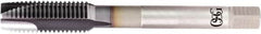 OSG - 11/16-24 UNEF, 3 Flute, V Finish, Powdered Metal Spiral Point Tap - Plug Chamfer, Right Hand Thread, 110mm OAL, 30.5mm Thread Length, 0.59" Shank Diam, 2B Class of Fit, Series 16515 - Exact Industrial Supply