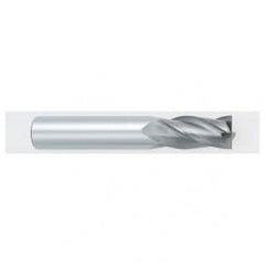 16mm Dia. x 89mm Overall Length 4-Flute Square End Solid Carbide SE End Mill-Round Shank-Center Cutting-Uncoated - Caliber Tooling