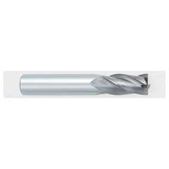 ‎1/4″ Dia. × 1/4″ Shank × 3/4″ DOC × 2-1/2″ OAL, Carbide, Bright, 4 Flute, Square, Solid End Mill - Caliber Tooling