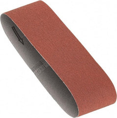 Porter-Cable - 3" Wide x 24" OAL, 40 Grit, Aluminum Oxide Abrasive Belt - Aluminum Oxide, Coarse, Coated, X Weighted Cloth Backing, Dry - Caliber Tooling