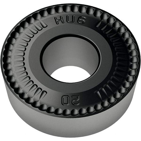 Walter - RCMX2507M0 HU6 Grade WPP20S Carbide Turning Insert - TiCN/Al2O3/TiN Finish, Round, 25mm Inscr Circle, 5/16" Thick - Caliber Tooling