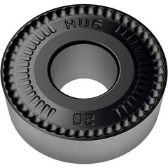 Walter - RCMX2507M0 HU6 Grade WPP10S Carbide Turning Insert - TiCN/Al2O3/TiN Finish, Round, 25mm Inscr Circle, 5/16" Thick - Caliber Tooling