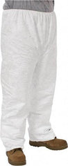 Dupont - Size L, Tyvek General Purpose Work Pants - 24-3/4 Inch Waist, 28 Inch Inseam, White - Caliber Tooling