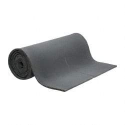 Singer Safety - 25' Long x 54" Wide, Polyester Foam Roll - Gray - Caliber Tooling