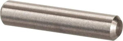 Value Collection - 1/8" Diam x 5/8" Pin Length 316 Stainless Steel Standard Dowel Pin - Bright Finish, 2 Beveled End - Caliber Tooling