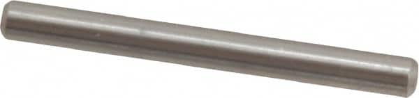 Value Collection - 1/8" Diam x 1-1/4" Pin Length 316 Stainless Steel Standard Dowel Pin - Bright Finish, 2 Beveled End - Caliber Tooling