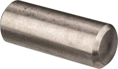 Value Collection - 3/16" Diam x 1/2" Pin Length 316 Stainless Steel Standard Dowel Pin - Bright Finish, 2 Beveled End - Caliber Tooling