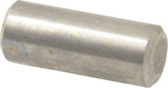 Value Collection - 1/4" Diam x 5/8" Pin Length 316 Stainless Steel Standard Dowel Pin - Bright Finish, 2 Beveled End - Caliber Tooling