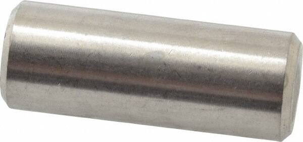 Value Collection - 3/8" Diam x 1" Pin Length 316 Stainless Steel Standard Dowel Pin - Bright Finish, 2 Beveled End - Caliber Tooling