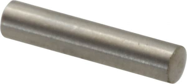 Value Collection - 3mm Diam x 14mm Pin Length 316 Stainless Steel Standard Dowel Pin - Bright Finish, 1 Rounded End - Caliber Tooling