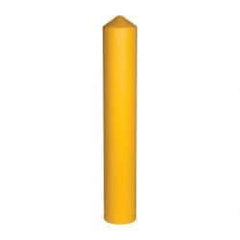 Eagle - 9-1/2" Wide x 9-1/2" Deep x 57" High, 8" Bollard Cover - Yellow, High Density Polyethylene, 8 Lb, Smooth Surface - Caliber Tooling