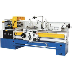 Summit - 18-1/4" Swing, 60" Between Centers, 120 Volt, Triple Phase Toolroom Lathe - 5MT Taper, 10 hp, 32 to 1,500 RPM, 3-1/8" Bore Diam, 44" Deep x 63" High x 114" Long - Caliber Tooling