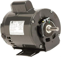 US Motors - 1-1/2 Max hp, 1,800 Max RPM, Single Cap Start Electric AC DC Motor - 115/208-230 V Input, Single Phase, 145T Frame, 7/8" Shaft Diam, Cradle Mount, ODP Enclosure - Caliber Tooling