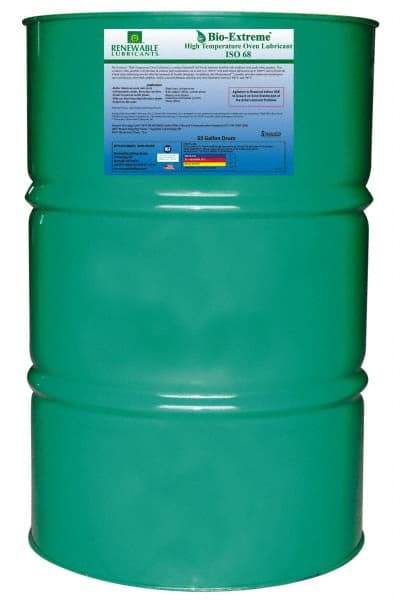 Renewable Lubricants - 55 Gal Drum Synthetic/Graphite Lubricant - White, -28°F to 2,000°F, Food Grade - Caliber Tooling