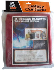 Steiner - 4' High x 6' Wide Vinyl Welding Curtain - Orange - Caliber Tooling