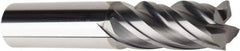 American Tool Service - 1", 1-3/4" LOC, 1" Shank Diam, 4" OAL, 4 Flute, Solid Carbide Square End Mill - Single End, AlCrN Finish, Spiral Flute, Variable° Helix, Centercutting, Right Hand Cut, Right Hand Flute - Caliber Tooling