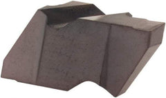 Kennametal - 4125NR K Grade KCU10, 6.35mm Cutting Width Carbide Grooving Insert - 1/4" Max Depth of Cut, Right Hand, 1/8" Corner Radius, AlTiN Finish - Caliber Tooling