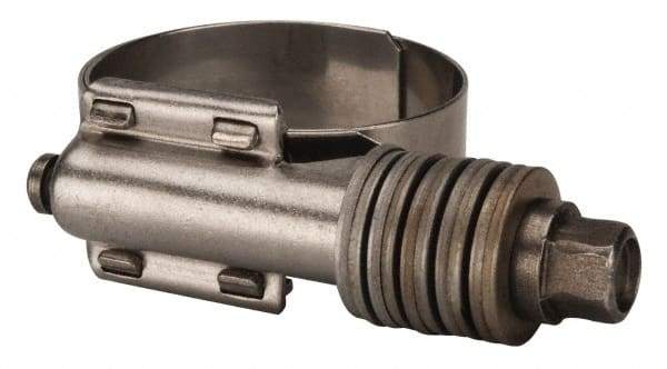 Value Collection - 1 to 1-3/4" Hose, 5/8" Wide x 0.7" Thick, Constant Torque Clamp - 1 to 1-3/4" Diam, Grade 301 & 410 Stainless Steel Screw - Caliber Tooling