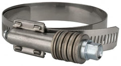 Value Collection - 2-3/4 to 3-5/8" Hose, 5/8" Wide x 0.7" Thick, Constant Torque Clamp - 2-3/4 to 3-5/8" Diam, Grade 304 Stainless Steel/Carbon Steel Screw - Caliber Tooling