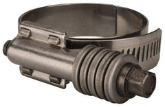 Value Collection - 1-3/4 to 2-5/8" Hose, 5/8" Wide x 0.7" Thick, Constant Torque Clamp - 1-3/4 to 2-5/8" Diam, Grade 301 & 410 Stainless Steel - Caliber Tooling