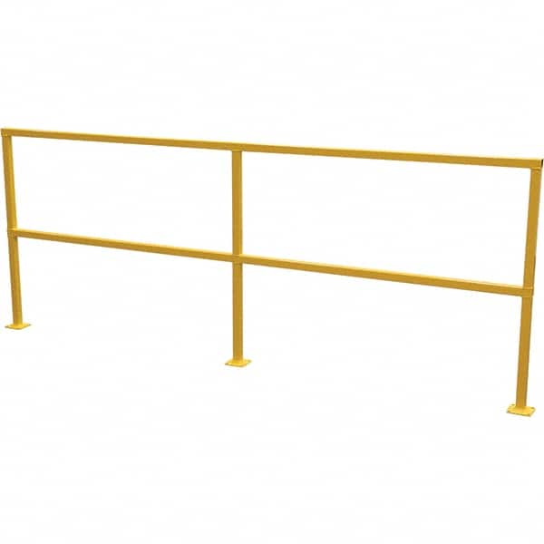 Vestil - 108" Long x 42" High, Steel Square Handrails - Caliber Tooling