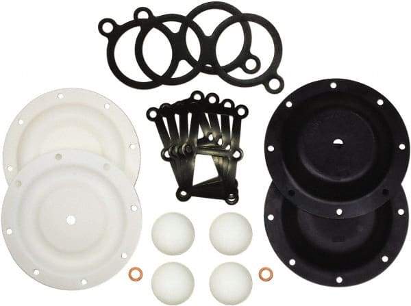 SandPIPER - 1/4" Pump, PTFE Fluid Section Repair Kit - For Use with Diaphragm Pumps - Caliber Tooling