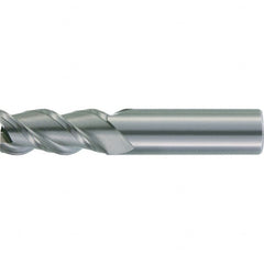 Kennametal - 5/8", 3 Flute, Single End, Solid Carbide, Corner Radius End Mill - 4" OAL, 37° Helix, Right Hand Flute, 2-1/8" LOC, Right Hand Cut - Caliber Tooling