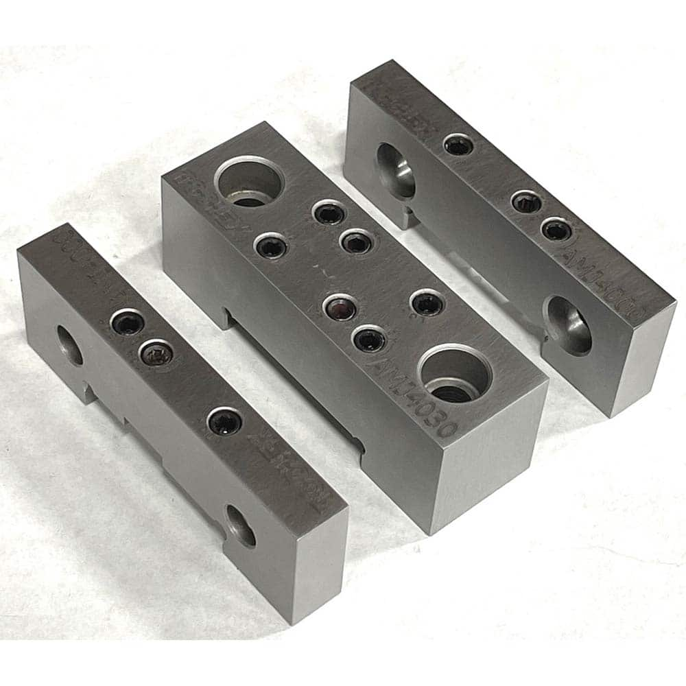 TE-CO - Vise Jaw Sets; Jaw Width (mm): 152.4 ; Jaw Width (Inch): 6 ; Jaw Width (Decimal Inch): 6 ; Set Type: Component Kit ; Material: Steel ; Vise Compatibility: 6" Vises - Exact Industrial Supply