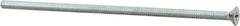 Value Collection - #10-24 UNC, 5" OAL Phillips Drive Machine Screw - Flat Head, Grade J82 Steel, Zinc-Plated Finish, Without Washer - Caliber Tooling