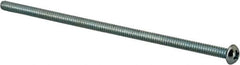 Value Collection - #6-32 UNC, 3-1/2" Length Under Head Phillips Drive Machine Screw - Round Head, Grade J82 Steel, Zinc-Plated Finish, Without Washer - Caliber Tooling