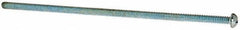 Value Collection - #10-24 UNC, 6" Length Under Head Phillips Drive Machine Screw - Round Head, Grade J82 Steel, Zinc-Plated Finish, Without Washer - Caliber Tooling